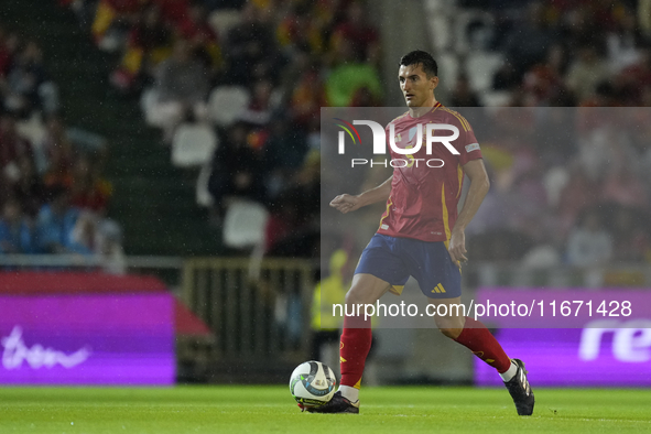 Dani Vivian centre-back of Spain and Athletic Bilbao during the UEFA Nations League 2024/25 League A Group A4 match between Spain and Serbia...