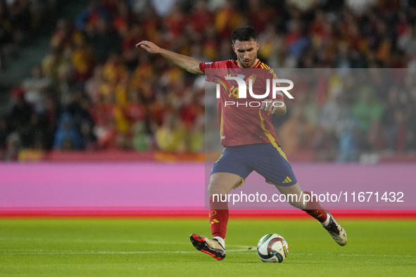 Aymeric Laporte centre-back of Spain and Al-Nassr FC during the UEFA Nations League 2024/25 League A Group A4 match between Spain and Serbia...