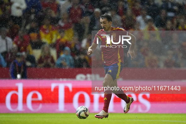 Mikel Oyarzabal centre-forward of Spain and Real Sociedad during the UEFA Nations League 2024/25 League A Group A4 match between Spain and S...