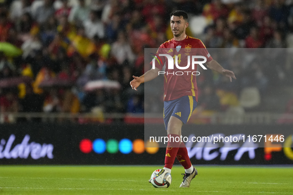 Aymeric Laporte centre-back of Spain and Al-Nassr FC during the UEFA Nations League 2024/25 League A Group A4 match between Spain and Serbia...