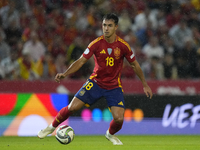 Martin Zubimendi defensive midfield of Spain and Real Sociedad during the UEFA Nations League 2024/25 League A Group A4 match between Spain...