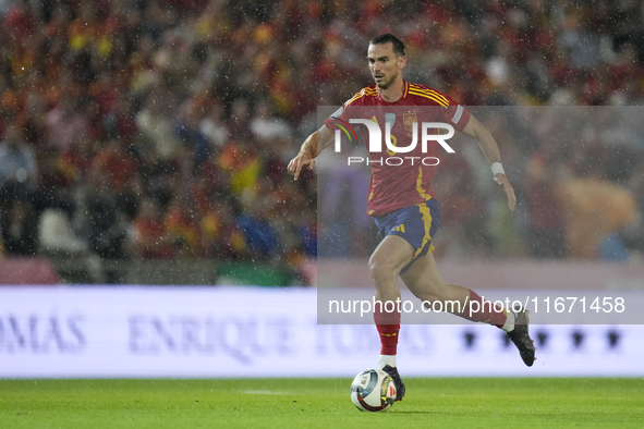 Fabian Ruiz of Spain and central midfield of Spain and Paris Saint-Germain during the UEFA Nations League 2024/25 League A Group A4 match be...