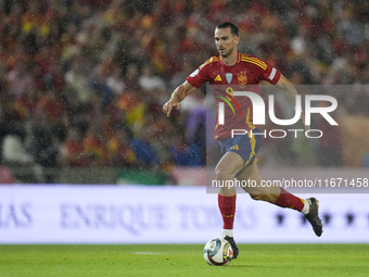 Fabian Ruiz of Spain and central midfield of Spain and Paris Saint-Germain during the UEFA Nations League 2024/25 League A Group A4 match be...