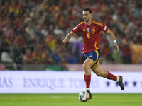 Fabian Ruiz of Spain and central midfield of Spain and Paris Saint-Germain during the UEFA Nations League 2024/25 League A Group A4 match be...