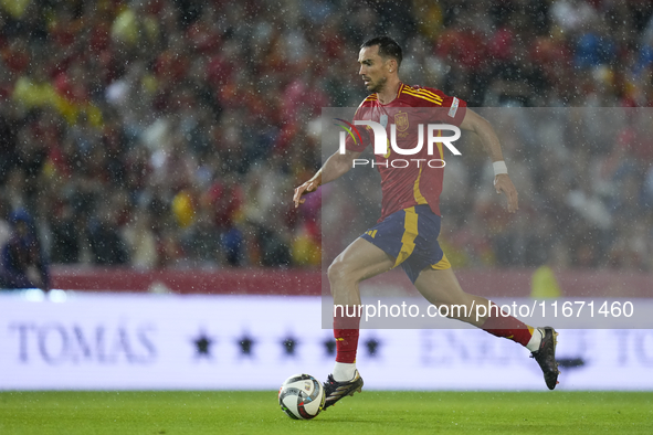 Fabian Ruiz of Spain and central midfield of Spain and Paris Saint-Germain during the UEFA Nations League 2024/25 League A Group A4 match be...