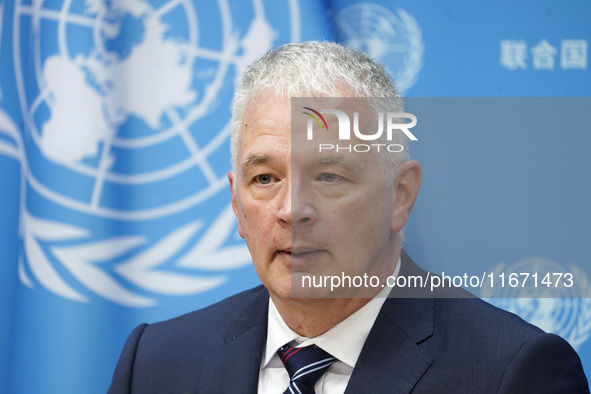 Scott Andersen, Deputy Humanitarian Coordinator and Director of the United Nations Relief and Works Agency for Palestine Refugees in the Nea...