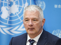 Scott Andersen, Deputy Humanitarian Coordinator and Director of the United Nations Relief and Works Agency for Palestine Refugees in the Nea...