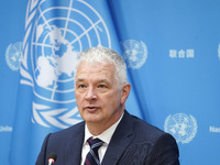 Scott Andersen, Deputy Humanitarian Coordinator and Director of the United Nations Relief and Works Agency for Palestine Refugees in the Nea...