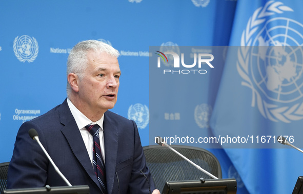 Scott Andersen, Deputy Humanitarian Coordinator and Director of the United Nations Relief and Works Agency for Palestine Refugees in the Nea...