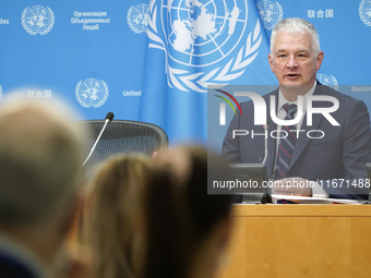 Scott Andersen, Deputy Humanitarian Coordinator and Director of the United Nations Relief and Works Agency for Palestine Refugees in the Nea...