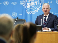 Scott Andersen, Deputy Humanitarian Coordinator and Director of the United Nations Relief and Works Agency for Palestine Refugees in the Nea...