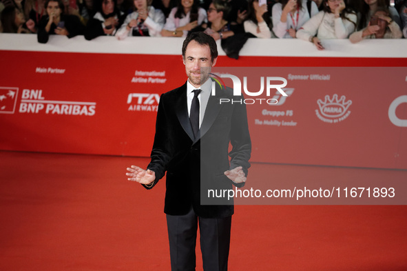 Elio Germano attends the ''Berlinguer - The Great Ambition'' (Berlinguer - La grande ambizione) red carpet during the 18th Rome Film Festiva...