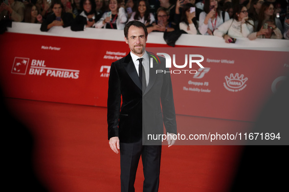 Elio Germano attends the ''Berlinguer - The Great Ambition'' (Berlinguer - La grande ambizione) red carpet during the 18th Rome Film Festiva...