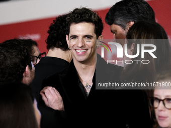 Achille Lauro attends the ''Berlinguer - The Great Ambition'' (Berlinguer - La grande ambizione) red carpet during the 18th Rome Film Festiv...