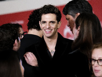 Achille Lauro attends the ''Berlinguer - The Great Ambition'' (Berlinguer - La grande ambizione) red carpet during the 18th Rome Film Festiv...