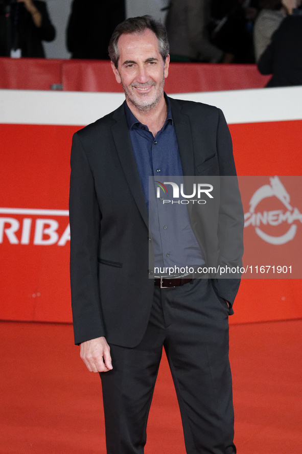 Paolo Calabresi attends the ''Berlinguer - The Great Ambition'' (Berlinguer - La grande ambizione) red carpet during the 18th Rome Film Fest...