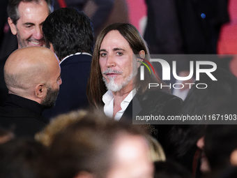 Manuel Agnelli attends the ''Berlinguer - The Great Ambition'' (Berlinguer - La grande ambizione) red carpet during the 18th Rome Film Festi...