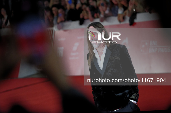 Manuel Agnelli attends the ''Berlinguer - The Great Ambition'' (Berlinguer - La grande ambizione) red carpet during the 18th Rome Film Festi...