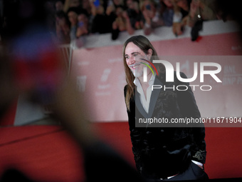 Manuel Agnelli attends the ''Berlinguer - The Great Ambition'' (Berlinguer - La grande ambizione) red carpet during the 18th Rome Film Festi...