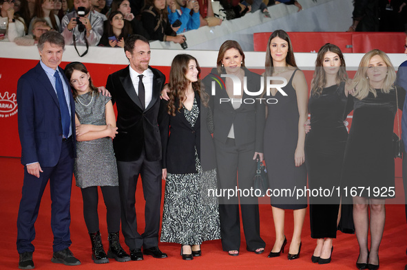 The cast and crew of the movie attend the ''Berlinguer - The Great Ambition'' (Berlinguer - La grande ambizione) red carpet during the 18th...