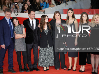 The cast and crew of the movie attend the ''Berlinguer - The Great Ambition'' (Berlinguer - La grande ambizione) red carpet during the 18th...