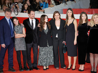 The cast and crew of the movie attend the ''Berlinguer - The Great Ambition'' (Berlinguer - La grande ambizione) red carpet during the 18th...