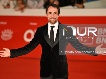 Elio Germano attends the ''Berlinguer - The Great Ambition'' (Berlinguer - La grande ambizione) red carpet during the 18th Rome Film Festiva...