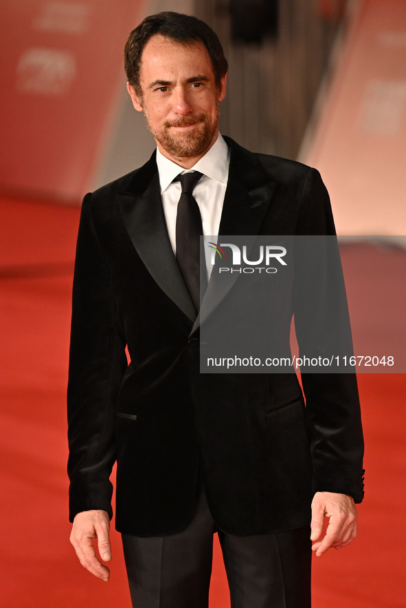 Elio Germano attends the ''Berlinguer - The Great Ambition'' (Berlinguer - La grande ambizione) red carpet during the 18th Rome Film Festiva...