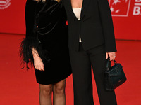 Laura Berlinguer and Bianca Berlinguer attend the ''Berlinguer - The Great Ambition'' (Berlinguer - La grande ambizione) red carpet during t...