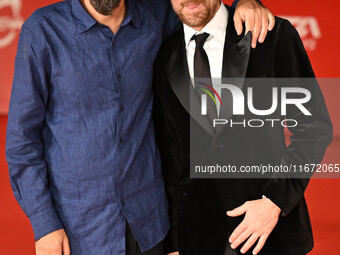 Andrea Segre and Elio Germano attend the ''Berlinguer - The Great Ambition'' (Berlinguer - La grande ambizione) red carpet during the 18th R...