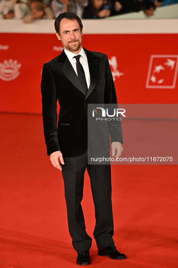 Elio Germano attends the ''Berlinguer - The Great Ambition'' (Berlinguer - La grande ambizione) red carpet during the 18th Rome Film Festiva...