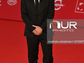 Lino Guanciale attends the ''Berlinguer - The Great Ambition'' (Berlinguer - La grande ambizione) red carpet during the 18th Rome Film Festi...