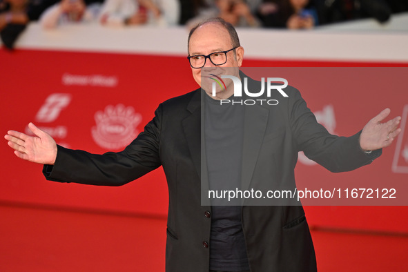 Carlo Verdone attends the ''Berlinguer - The Great Ambition'' (Berlinguer - La grande ambizione) red carpet during the 18th Rome Film Festiv...