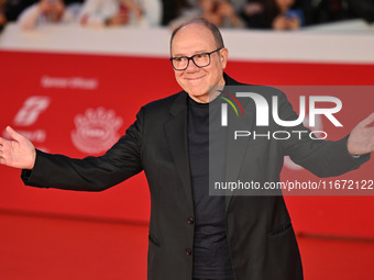 Carlo Verdone attends the ''Berlinguer - The Great Ambition'' (Berlinguer - La grande ambizione) red carpet during the 18th Rome Film Festiv...