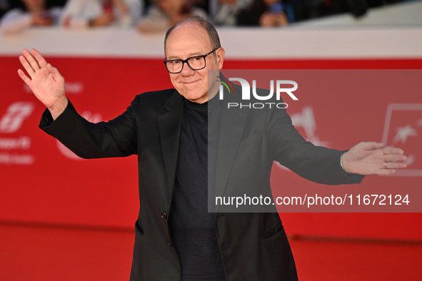 Carlo Verdone attends the ''Berlinguer - The Great Ambition'' (Berlinguer - La grande ambizione) red carpet during the 18th Rome Film Festiv...