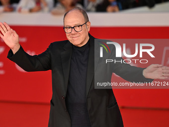 Carlo Verdone attends the ''Berlinguer - The Great Ambition'' (Berlinguer - La grande ambizione) red carpet during the 18th Rome Film Festiv...