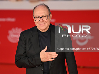 Carlo Verdone attends the ''Berlinguer - The Great Ambition'' (Berlinguer - La grande ambizione) red carpet during the 18th Rome Film Festiv...