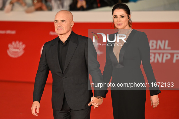 Luca Zingaretti and Luisa Ranieri attend the ''Berlinguer - The Great Ambition'' (Berlinguer - La grande ambizione) red carpet during the 18...