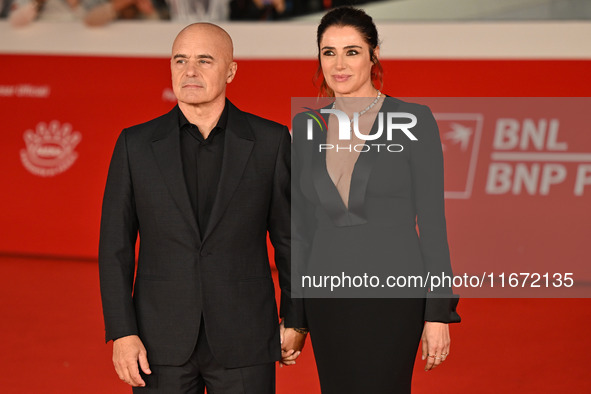 Luca Zingaretti and Luisa Ranieri attend the ''Berlinguer - The Great Ambition'' (Berlinguer - La grande ambizione) red carpet during the 18...