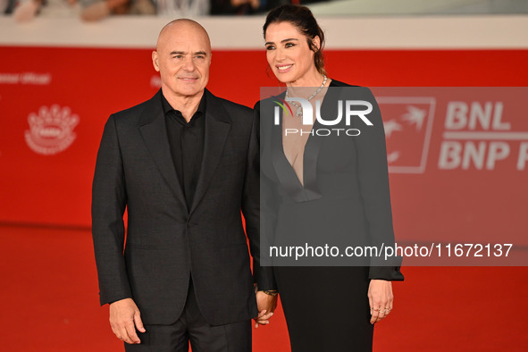 Luca Zingaretti and Luisa Ranieri attend the ''Berlinguer - The Great Ambition'' (Berlinguer - La grande ambizione) red carpet during the 18...