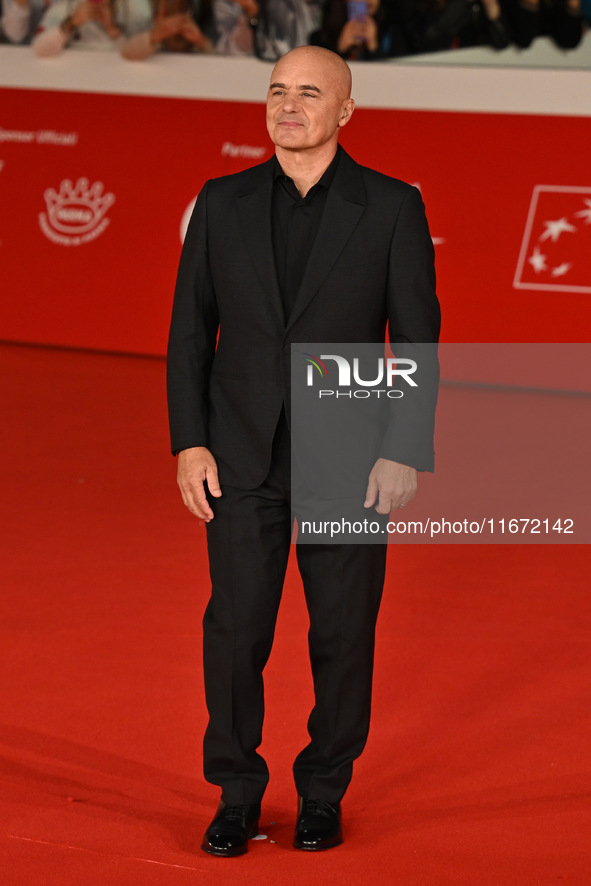 Luca Zingaretti attends the ''Berlinguer - The Great Ambition'' (Berlinguer - La grande ambizione) red carpet during the 18th Rome Film Fest...