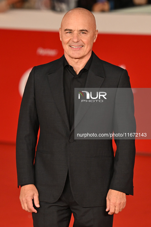 Luca Zingaretti attends the ''Berlinguer - The Great Ambition'' (Berlinguer - La grande ambizione) red carpet during the 18th Rome Film Fest...