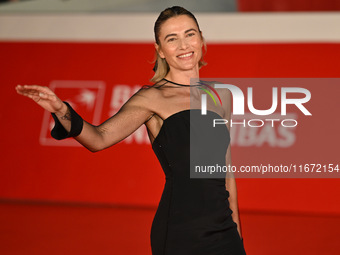 Anna Foglietta attends the ''Berlinguer - The Great Ambition'' (Berlinguer - La grande ambizione) red carpet during the 18th Rome Film Festi...