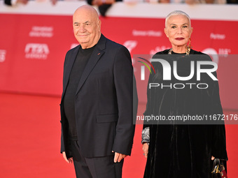 Massimiliano Fuksas and Doriana Mandrelli attend the ''Berlinguer - The Great Ambition'' (Berlinguer - La grande ambizione) red carpet durin...