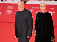 Massimiliano Fuksas and Doriana Mandrelli attend the ''Berlinguer - The Great Ambition'' (Berlinguer - La grande ambizione) red carpet durin...