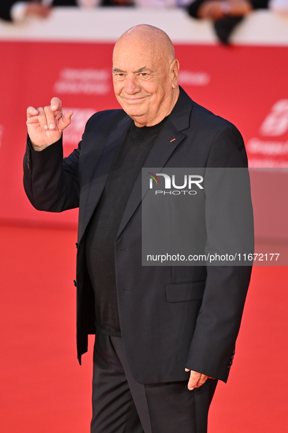 Massimiliano Fuksas attends the ''Berlinguer - The Great Ambition'' (Berlinguer - La grande ambizione) red carpet during the 18th Rome Film...