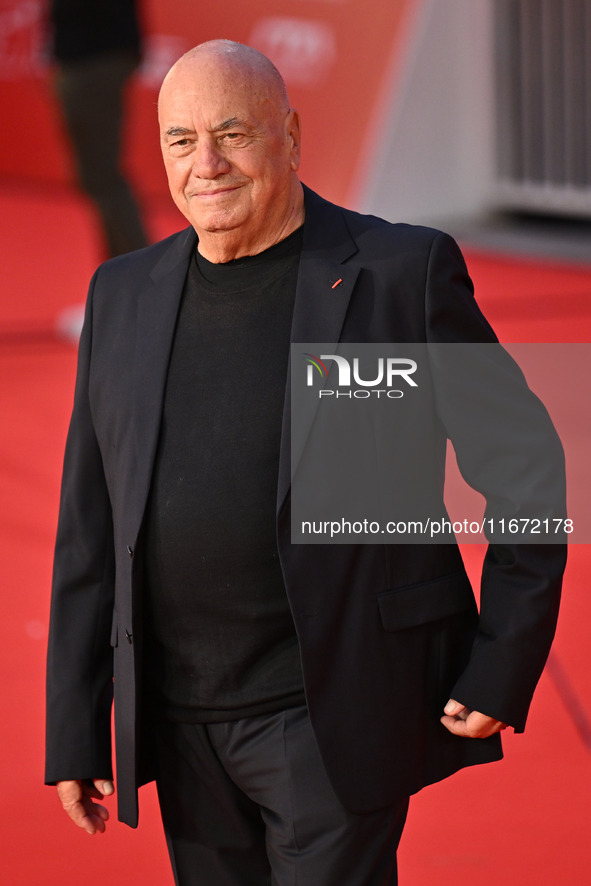 Massimiliano Fuksas attends the ''Berlinguer - The Great Ambition'' (Berlinguer - La grande ambizione) red carpet during the 18th Rome Film...