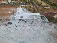 Russian airstrikes on Idlib Province in northwestern Syria, an area under opposition control, resulted in the killing of 10 civilians and th...