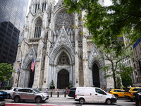  St Patrick's Cathedral at 5th Ave in Manhattan, New York City, United States of America on July 6th, 2024. (