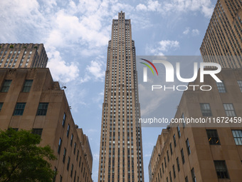 Rockefeller Center building in Manhattan, New York City, United States of America on July 6th, 2024. (